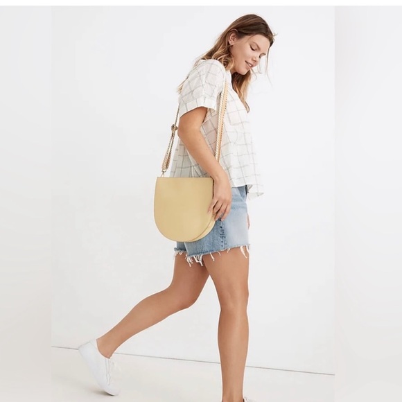 Madewell crossbody (yellow leather) with straps. NWOT. Beautiful bag! - Picture 2 of 3